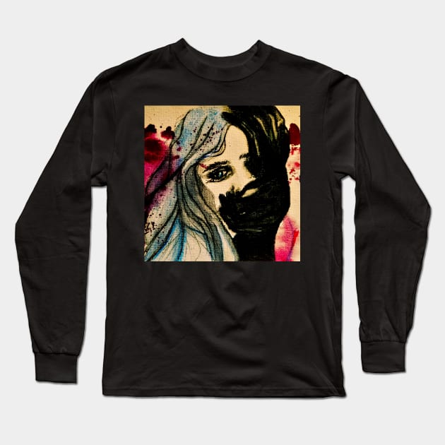 Fear Long Sleeve T-Shirt by teenamarie23art